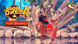 Shweta और Pratiti ने दिखाई Shiva-Parvati के विवाह की कहानी | Super Dancer 4 | सुपर डांसर 4 screenshot 2
