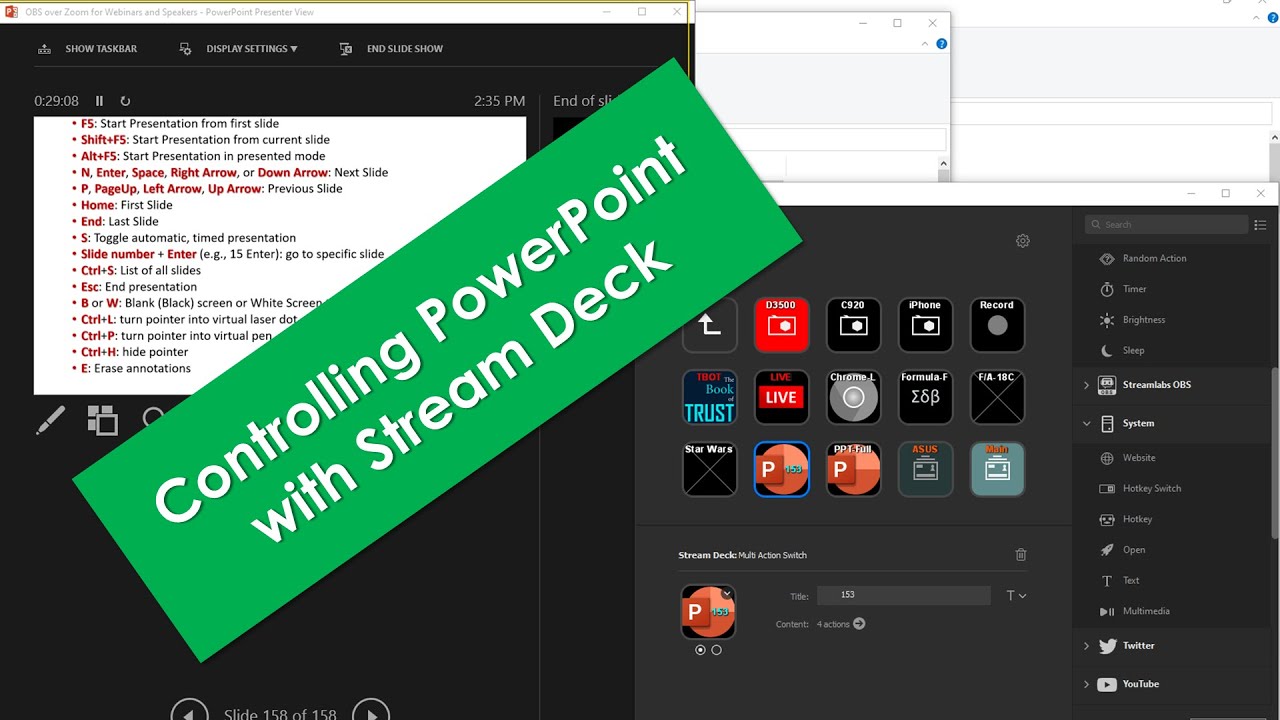 Powerpoint Streamdeck Controlling Power Point with Stream Deck - YouTube