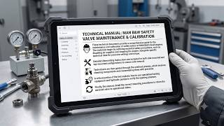MAN B&W 6S50mc-c cylinderhead Safety Valve Maintenance MAN B&W 6S50mc-c cylinderhead Safety Valve Maintenance