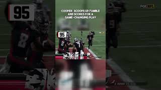 Cooper: Scoops up fumble and scores for a game changing play #NFL #AmericanFootball #Football