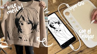 🌸 Hice Merch con mi CELULAR • UGEE Q6 🌸