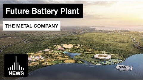 Future Battery-metals Plant, and Underwater Robots Designed by Bjarke Ingels for The Metals Company