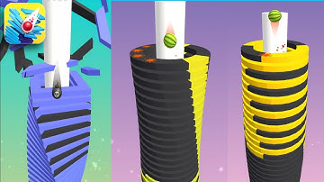 Stack Ball - Crash platforms Gameplay Level 49-50