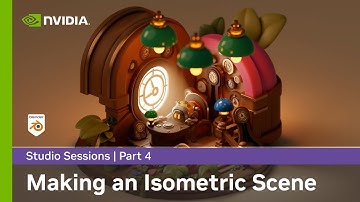 Making a Cute Isometric 3D Scene in Blender w/ Brice Eljeji Part 4: Prepping Scene for Rendering