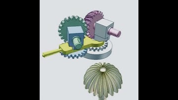 SolidWorks Tutorial- spherical gear design #diyproject #satisfying #mechanical #experiment #tutorial