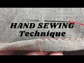 Better hand sewing technique right handed hand sewing tips and tricks