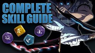 THE BEST SKILLS TO USE WITH SUNG JINWOO !! | COMPLETE SKILL RUNE GUIDE | SOLO LEVELING : ARISE