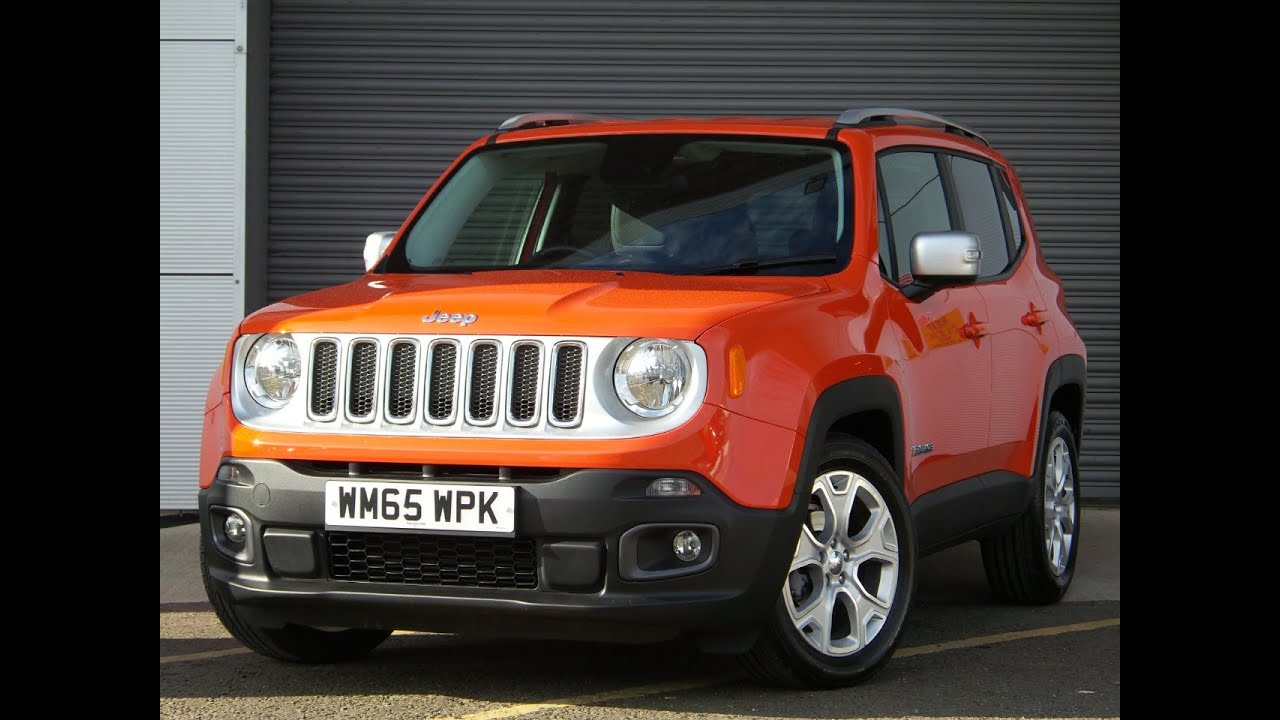 2015 65 Jeep Renegade 1.6 MultiJet Limited 5dr in orange YouTube