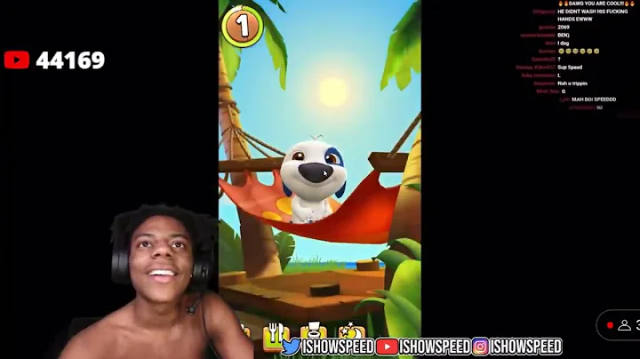 ISHOWSPEED PLAYS MY TALKING HANK FOR THE FIRST TIME!