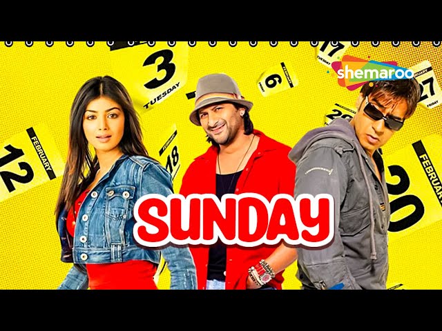 Sunday Hindi Full Movie -  Ajay Devgan - Ayesha Takia - Arshad Warsi - Irrfan Khan - Comedy Movie class=