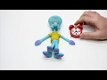 Stop motion Squidward Tentacles Play Doh compilation funny video for kids