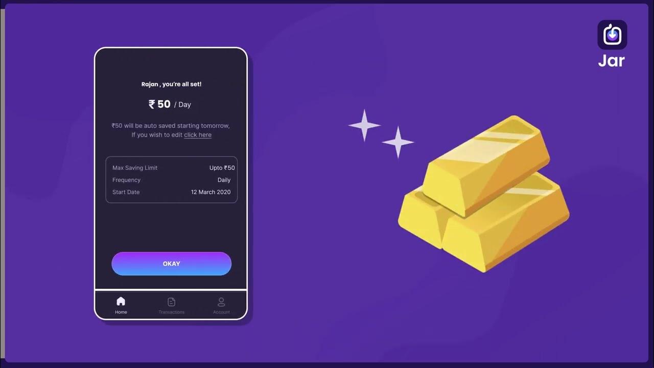 How to Setup Daily Savings with Auto Save in Jar App YouTube