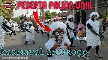 SHAUN THE SHEEP KOSTUM TERUNIK DI KARNAVAL ANTIROGO || PESERTA NO 35 SUPORT NISA PRODUCTIONS