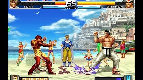 (PS2 60fps) KOF 2002 UM Endless #11 - Iori color edit: "Scabullion"