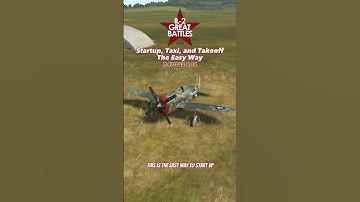 Startup, Taxi, & Takeoff - The Easy Way: P-47 #il2sturmovik #tutorial #guide #flightsimulator
