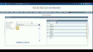 How To create Client Group Master in web-edge screenshot 4