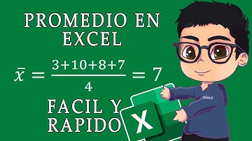 COMO CALCULAR PROMEDIO FACIL Y RAPIDO EN EXCEL!!