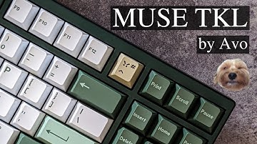 Muse TKL by Avo two ways - Geon blacks and banana splits typing test ASMR