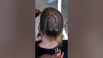 Mesh integration  hair extensions  #meshplacement #hairextensionsforshorthair #hairloss #stylebyeve