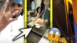 Blocboy JB Withdraws Money In London And Goes On Shopping Spree