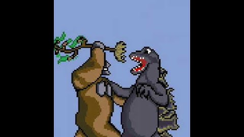 O.G. godzilla vs kong pixel art