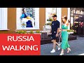 Kazan. Bauman Street. Russia. Russia walking tour 4k. Russia walking around. Walking in Russia.