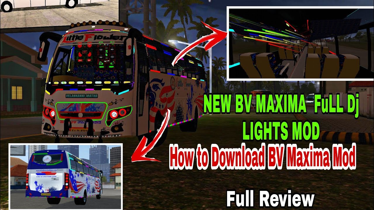 Ready go to ... https://youtu.be/17KJTaaSlYw [ How to Download BV Maxima Mod For Bus Simulator Indonesia | bussid New BV Maxima Mod  |Full dj Light]