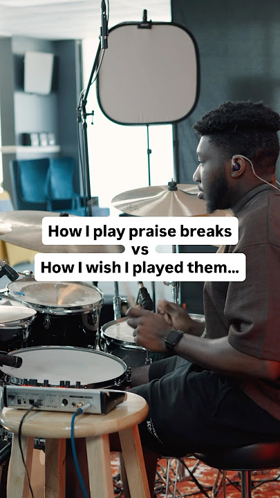 How I play praise breaks & How I want to play praise breaks😭😭 w C.J. Watkins #drums #shorts #skit