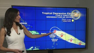 Tracking The Tropics: Tropical Depression 11  8/12 5AM