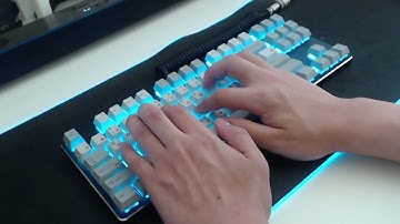 GMMK TKL with Zealios V2s Sound Test
