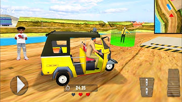 Offroad Tourist Tuk Tuk - Auto Rickshaw Racing Taxi - Android Gameplay #3