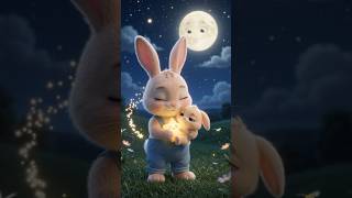 🌙🐰 Little Bunny’s Magical Star ✨💖 | Cute Bedtime Story 🥰 #Shorts #Kids