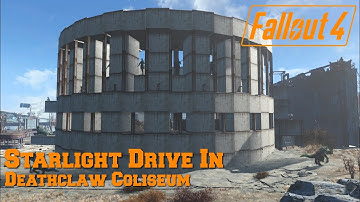 Fallout 4 Starlight Drive-in | Coliseum Build No Mods
