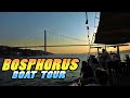 Bosphorus Boat Tour - Istanbul - Turkey (4k)