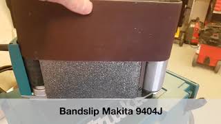 Bandslip Makita 9404J - YouTube