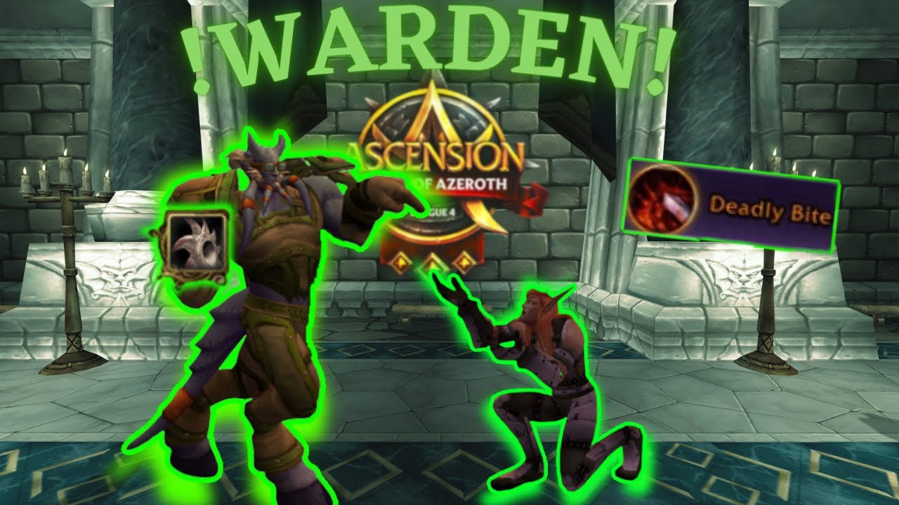 Ascension WOW | WARDEN | League 4 Build Draft LEVELING PVP - YouTube