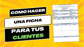 CÓMO HACER una FICHA para tus CLIENTES | LibreOffice 2023✅ by El Rincón de la Informática 31 views 6 months ago 12 minutes, 39 seconds