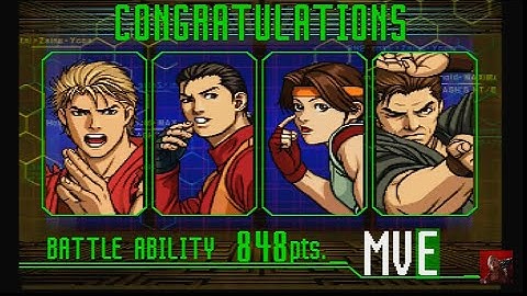 Art of Fighting Team Arcade Expert Mode The king of fighters 99 1080p 60fps SEGA Dreamcast