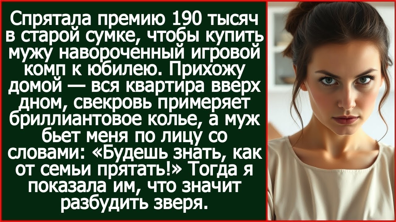 Спрятала премию в старой сумке, чтобы купить мужу игровой комп к юбилею. Прихожу, а свекровь