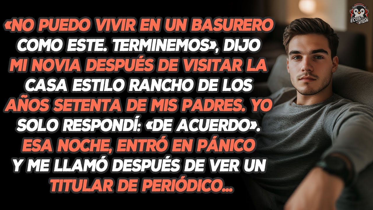«No Puedo Vivir En Un Basurero Como Este. Terminemos», Dijo Mi Novia Después De Visitar La Casa...