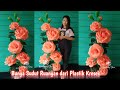 Flower corner | giant flowers | Bunga sudut ruangan dari plastik kresek | bunga mawar