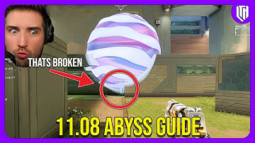 GUIDE FOR NEW ABYSS IN 11.08 VALORANT - SMOKES, PLANT SPOTS AND ONEWAYS - CLOVE OMEN BRIMSTONE ASTRA