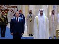 محمد بن زايد يستقبل الرئيس المصري