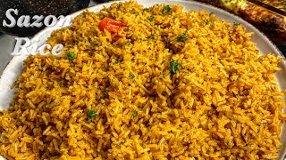 A Delicious And Simple Recipe For Sazon Rice By Terri-Anns Kitchen