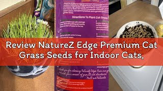 Review NatureZ Edge Premium Cat Grass Seeds for Indoor Cats, Non GMO - 1 lb Oat, Wheat, Barley &amp; Rye