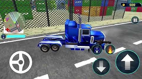 Optimus Prime Multiple Transformation Jet Robot Car Game 2021(2.0) - Android Gameplay