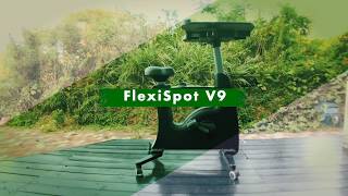 FlexiSpot V9 フィットネスバイク は 「ながら」で運動できるデスク付エアロバイク