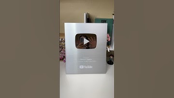 Opening my Youtube Silver Play Button 100k subs #asmr