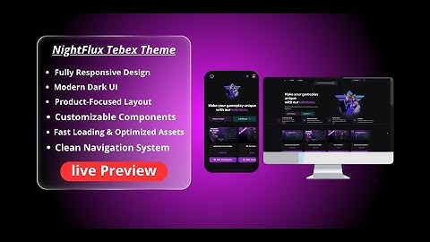 NightFlux Tebex Theme
