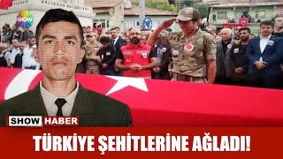 Türkiye şehitlerine ağladı!
